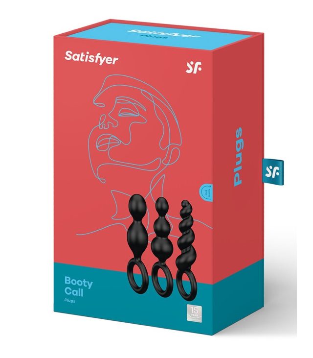 Satisfyer Booty Call Set Of 3 Black Anal Plugs - Image 4