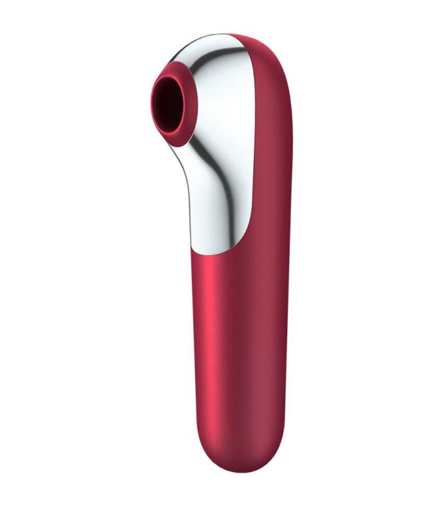 Satisfyer App Enabled Dual Love Clitoral Massager Red