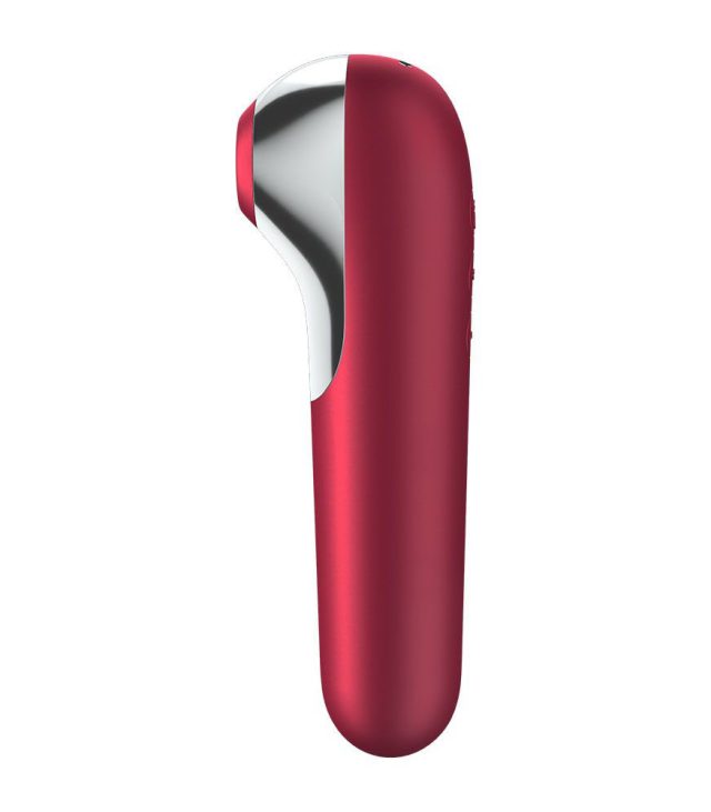 Satisfyer App Enabled Dual Love Clitoral Massager Red - Image 3