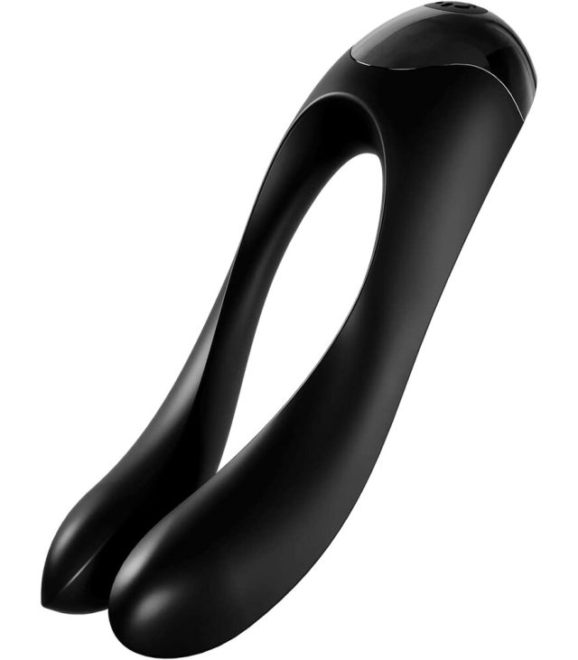 Satisfyer Candy Cane Finger Vibrator Black