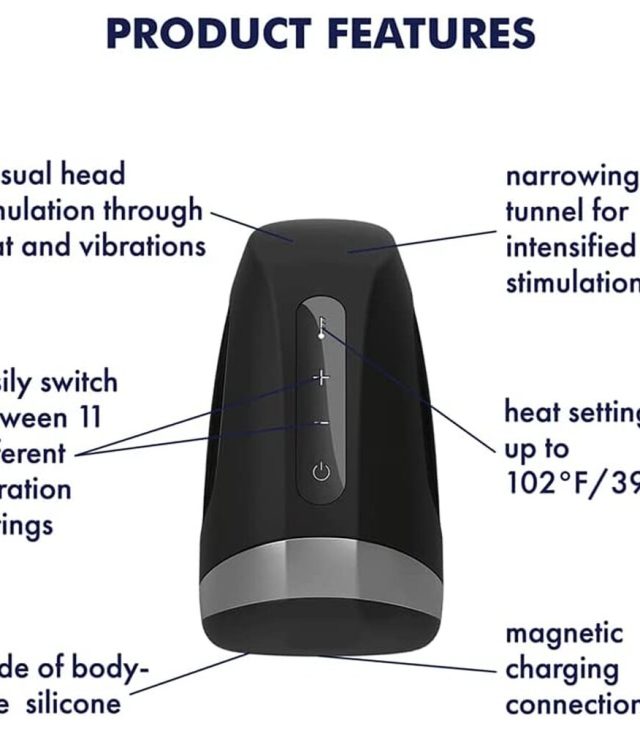 Satisfyer Men Heat And Vibration Masturbator - Image 3