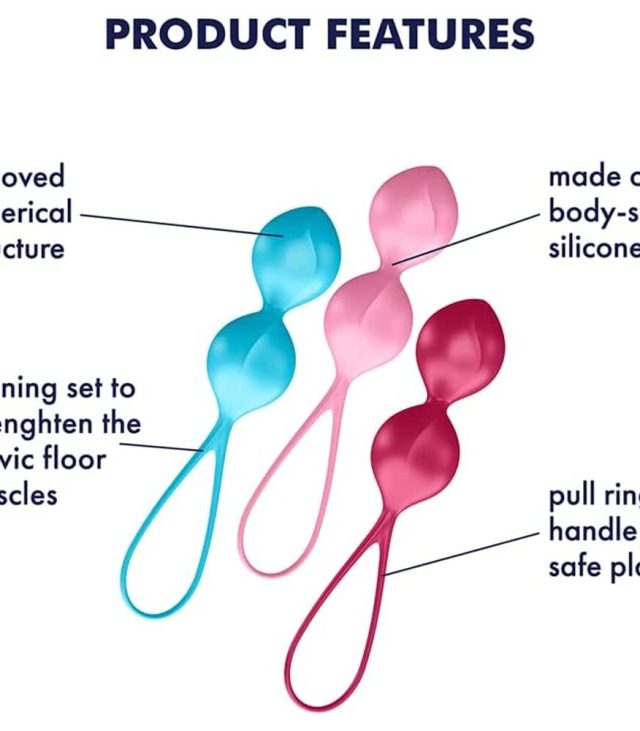 Satisfyer Set Of 3 Weighted Double Training Orgasm Balls - Image 3