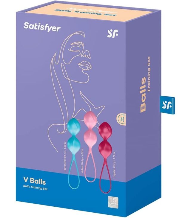 Satisfyer Set Of 3 Weighted Double Training Orgasm Balls - Image 4