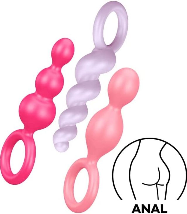 Satisfyer Booty Call Set Of 3 Multicolour Anal Plugs - Image 2