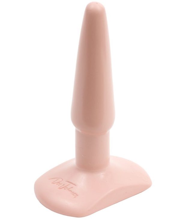 Classic Smooth Butt Plug Small Flesh Pink - Image 2