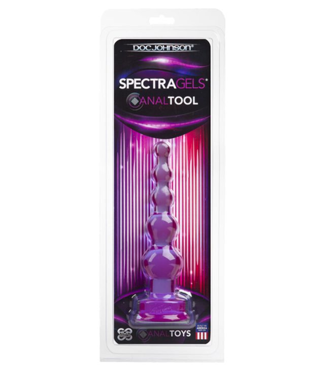 Spectragels Anal Probe Tool Purple - Image 2