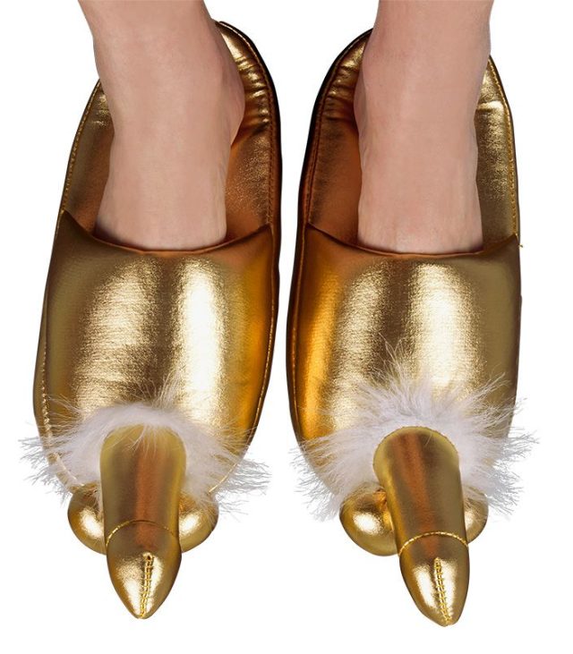 Golden Penis Slippers