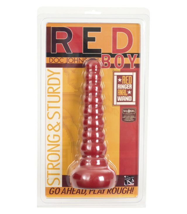 Red Boy Anal Wand Butt Plug - Image 2