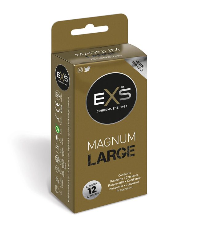 EXS Magnum Large Condoms 12 Pack