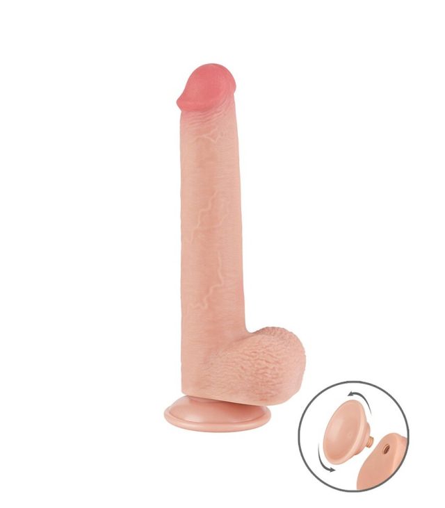 Lovetoy Sliding Easy Bend Skin Dildo 9 Inch