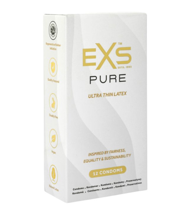 EXS Pur Ultra Thin Latex Condoms 12 Pack