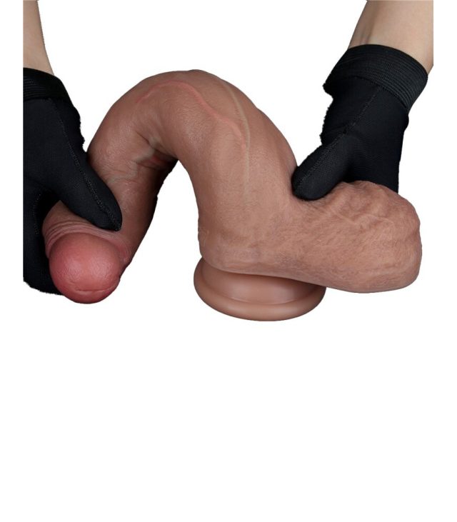 Lovetoy Dual Layered Silicone Dildo 8.5 Inches - Image 2