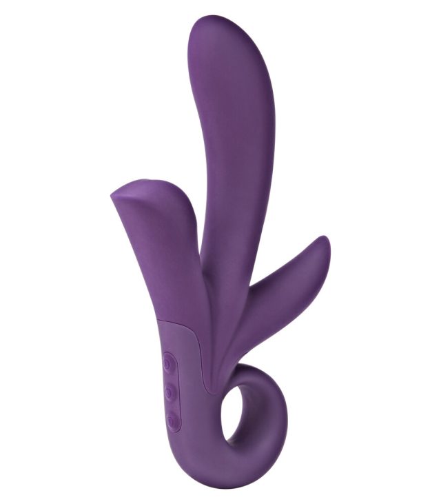 ToyJoy Trinity Triple Pleasure Vibrator Purple