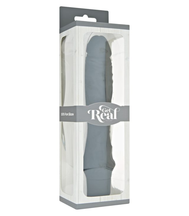 ToyJoy Get Real Classic Silicone Vibrator Black - Image 3