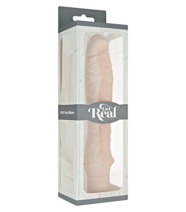 ToyJoy Get Real Classic Silicone Vibrator Flesh Pink - Image 3