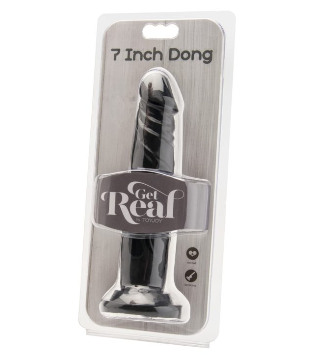 ToyJoy Get Real 7 Inch Dong Black - Image 2