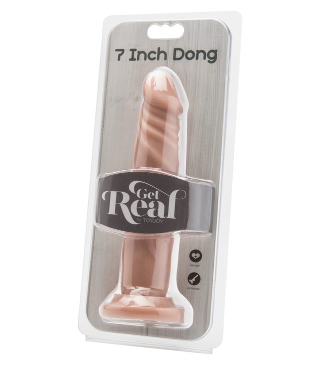 ToyJoy Get Real 7 Inch Dong Flesh Pink - Image 2