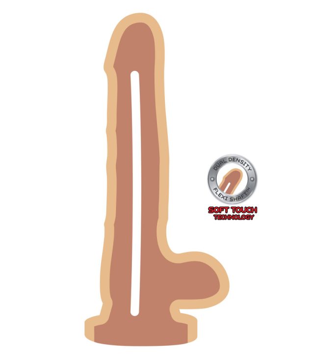 ToyJoy 7 Inch Get Real Dual Density Dildo - Image 2