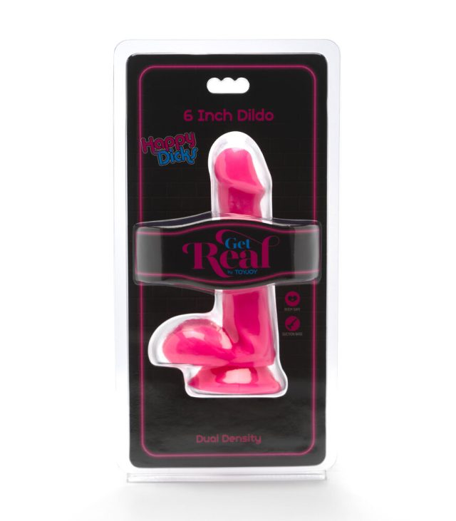 ToyJoy Happy Dicks Dildo With Balls 6 Inches - Image 2