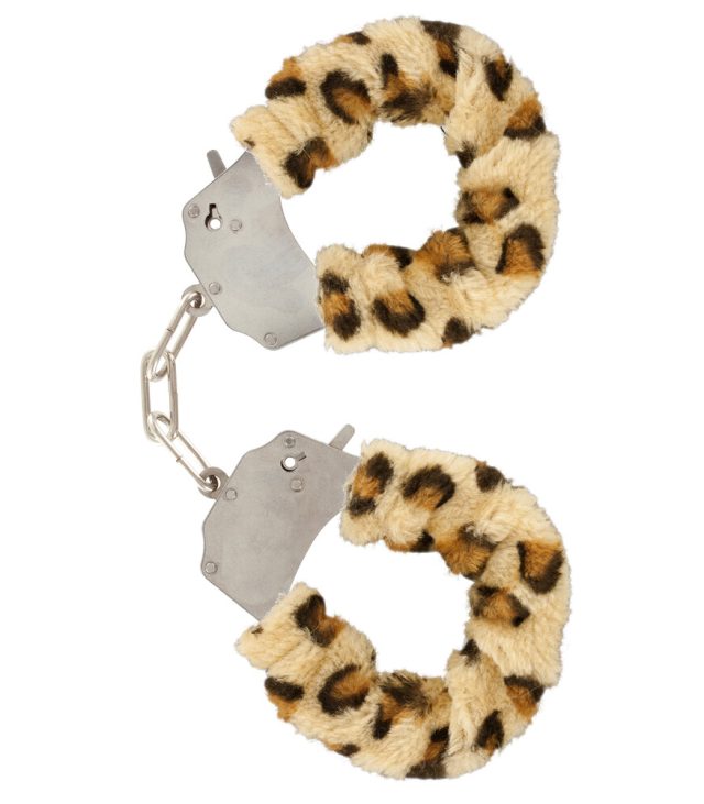 ToyJoy Furry Fun Wrist Cuffs Leopard