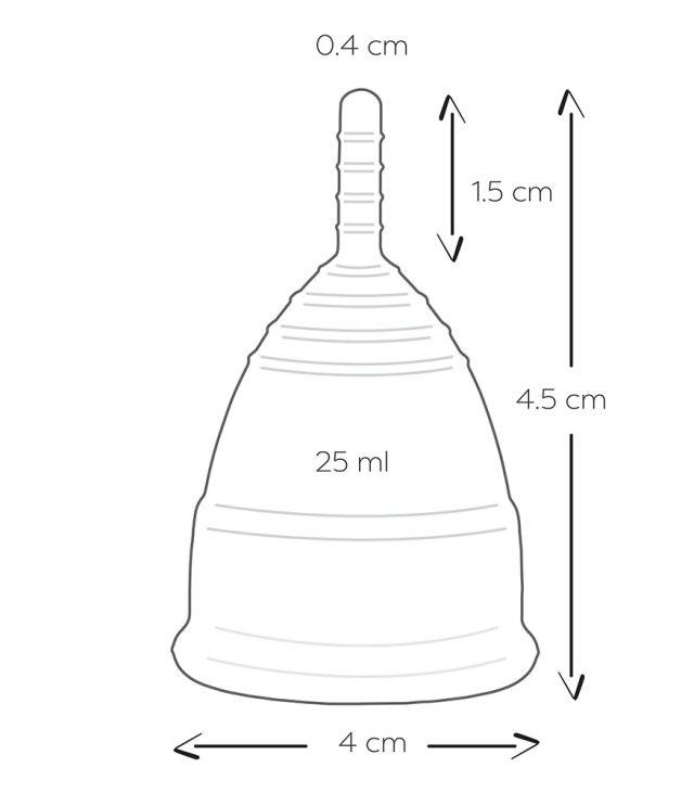 Mae B Intimate Health 2 Small Menstrual Cups - Image 4