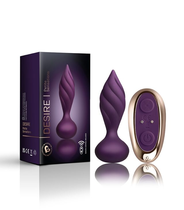 Rocks Off Petite Sensations Desire Butt Plug Purple - Image 4
