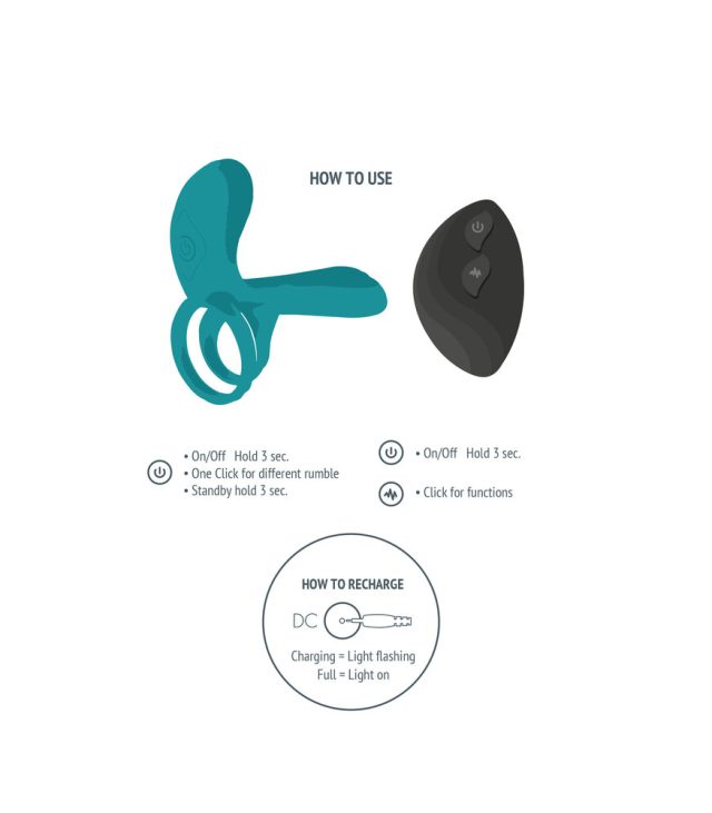 Xocoon Couples Vibrator Ring - Image 2
