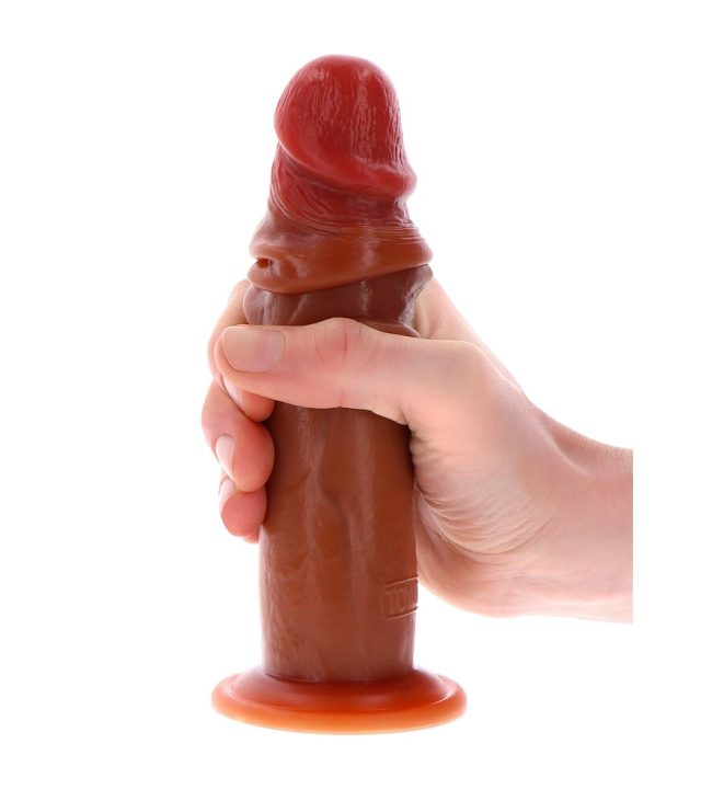 ToyJoy Get Real Silicone Foreskin Dong 7.5 Inch