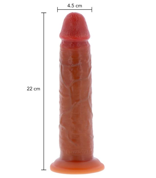 ToyJoy Get Real Silicone Foreskin Dong 8.5 Inches - Image 4