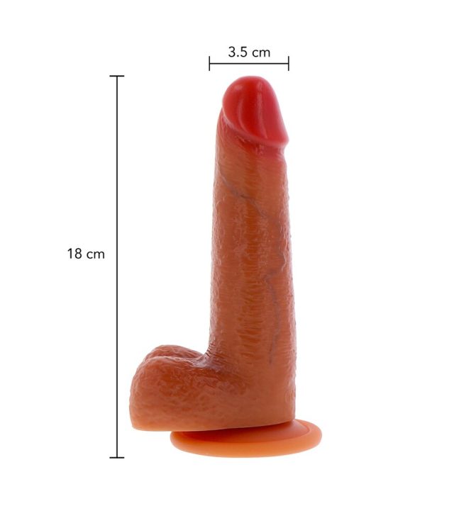ToyJoy Get Real Silicone Sliding Foreskin Dildo - Image 4