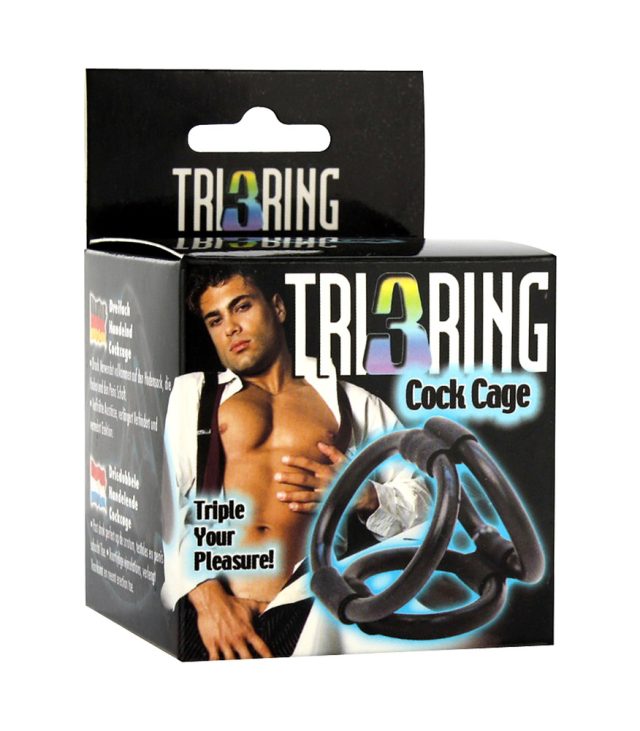 Tri 3 Ring Cock Cage - Image 2