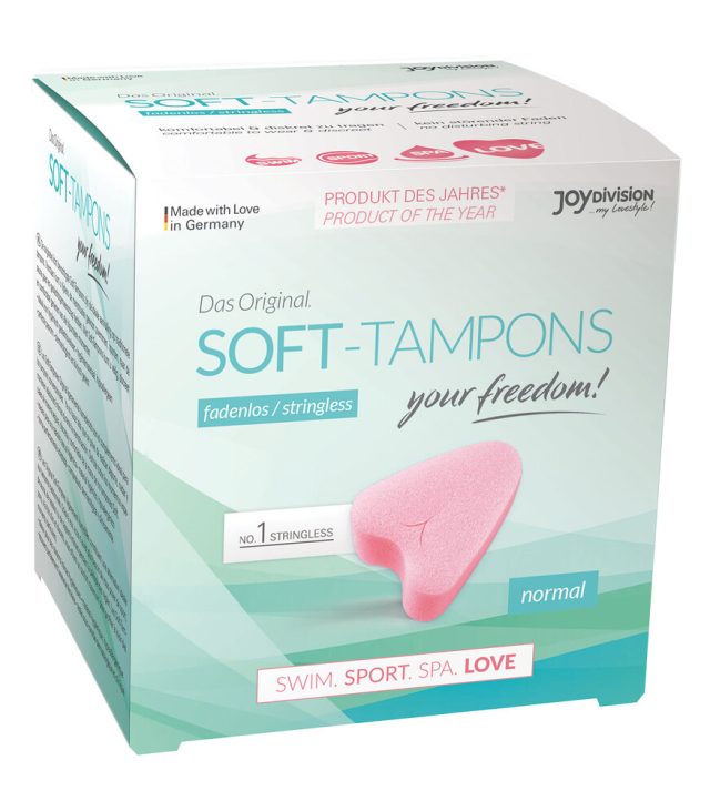 Stringless Original Soft Tampons Normal 3 Pieces