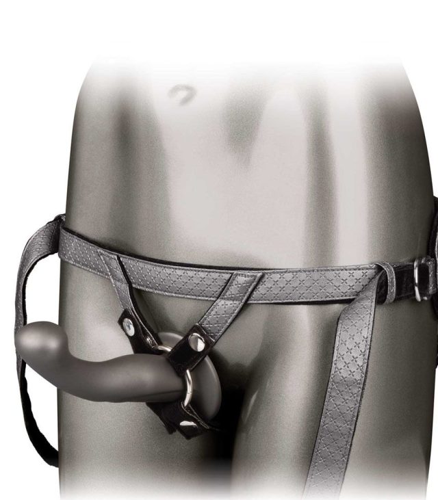 The Royal Sensual Set Crotchless Strap On Harness With Probe