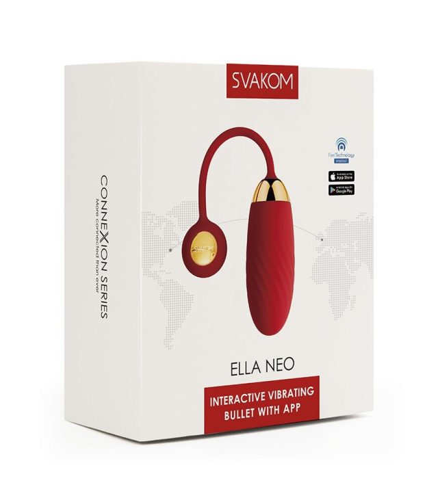 Svakom Ella Neo Red Interactive Vibrating Bullet - Image 3