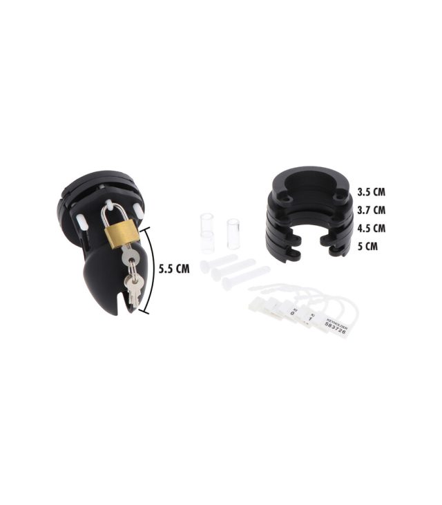 Hidden Desire Extreme Chastity Silicone Cock Cage Small - Image 3
