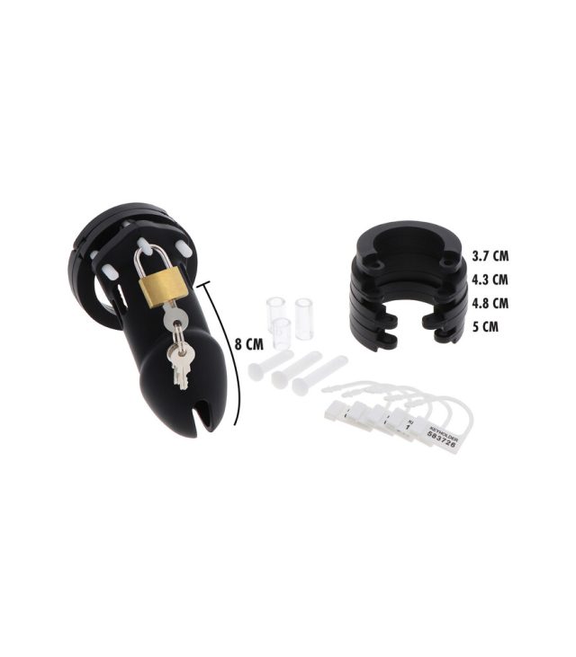 Hidden Desire Extreme Chastity Silicone Cock Cage Large - Image 3
