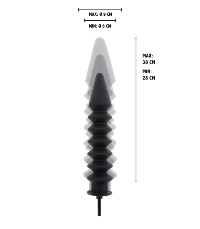 Hidden Desire Extreme Expert Inflatable Ribbed Plug - Image 4