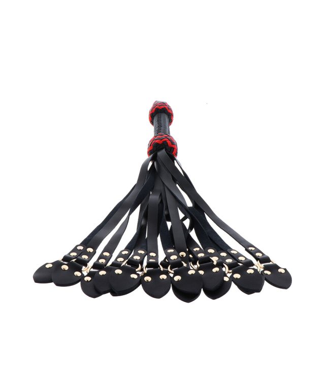 Hidden Desire Masters Leather CatoNine Whip - Image 2