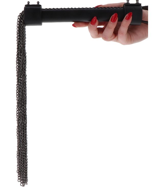 Hidden Desire Masters Real Leather Chain Whip - Image 4