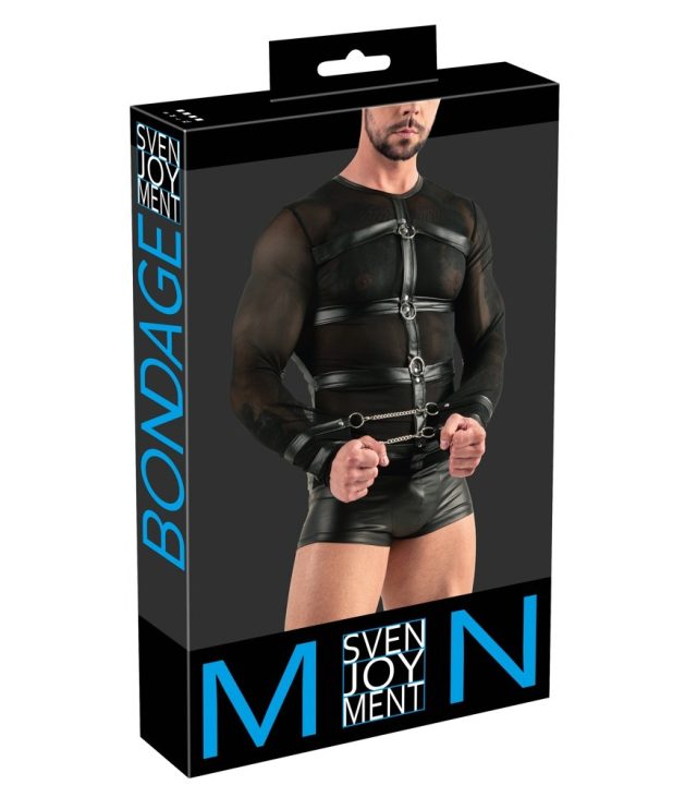 Svenjoyment Long Sleeved Top With Harness And Restraints - Image 4