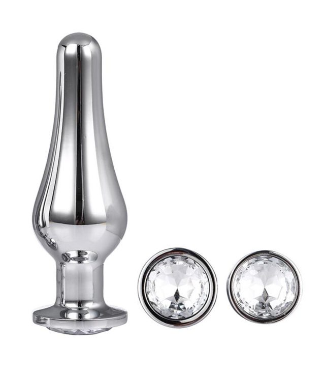 Gleaming Butt Plug Set Silver - Image 2