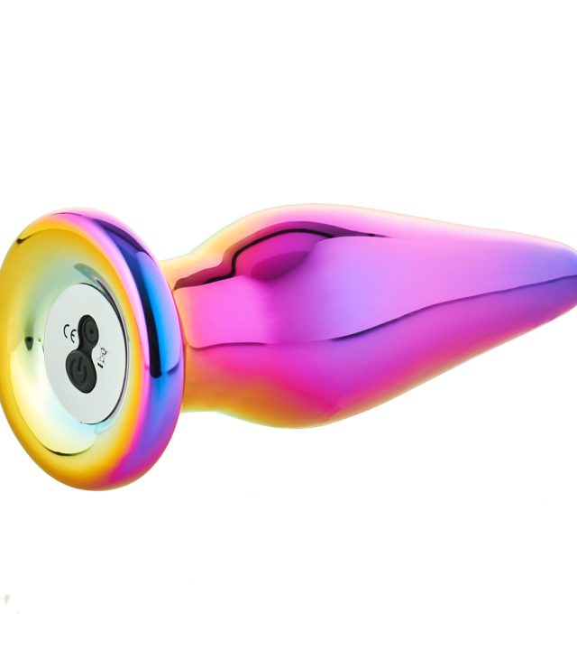Glamour Glass Remote Control Tapered Butt Plug - Image 3