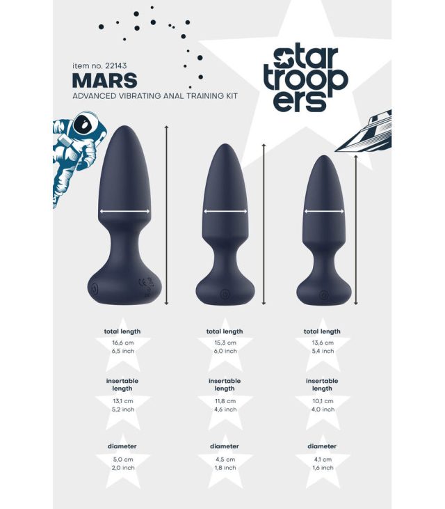 Startroopers Mars Advanced Vibrating Anal Vibe Kit - Image 4