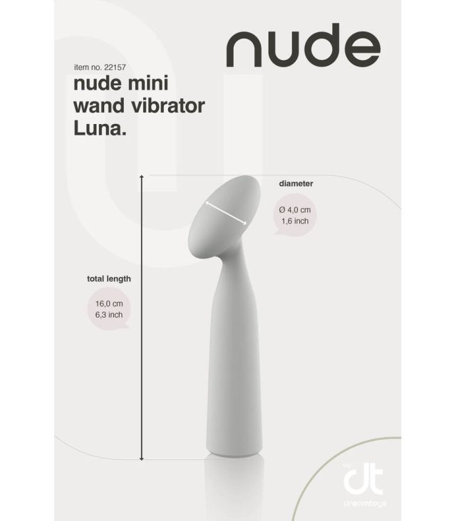 Nude Luna Mini Wand Vibrator - Image 4