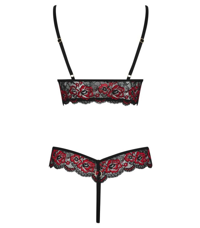 Cottelli Crotchless Body With Lace - Image 2