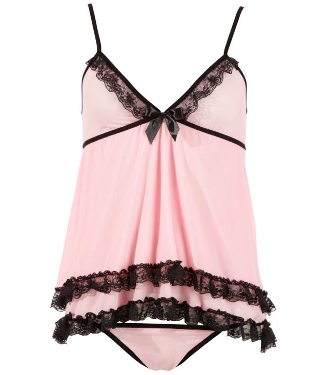 Cottelli Babydoll and Thong - Image 3