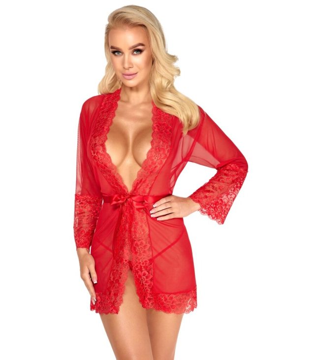 Kissable Kimono Red