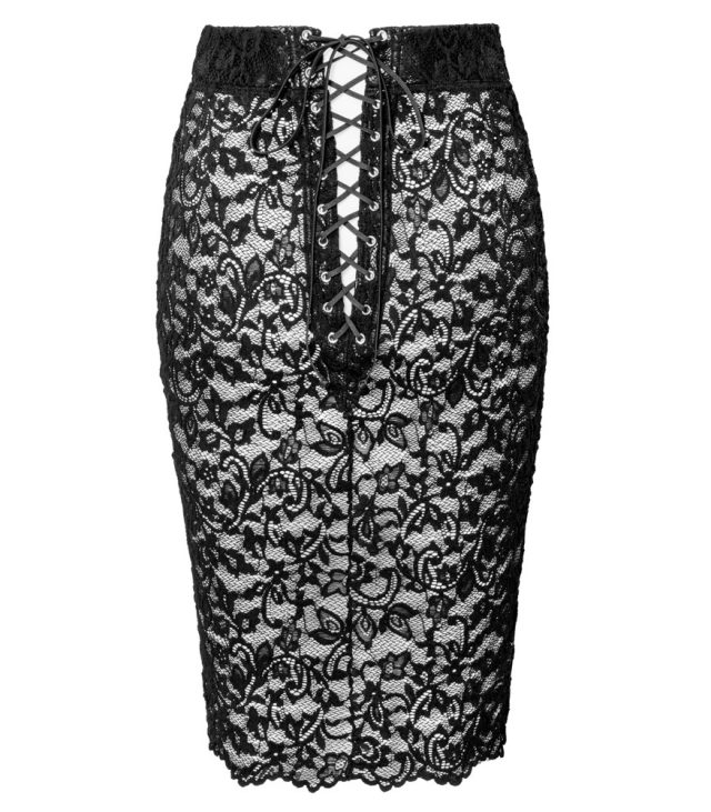 Noir Pencil Skirt - Image 3