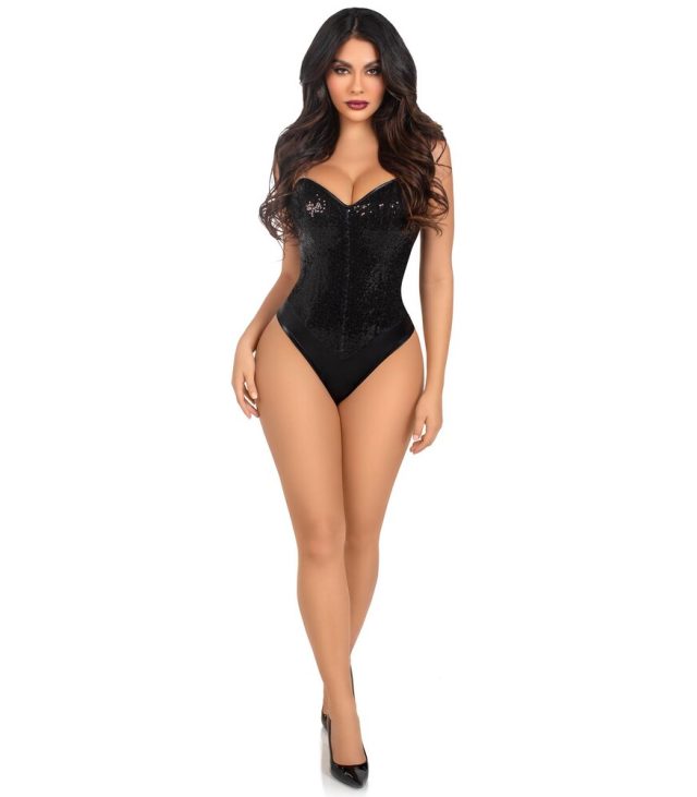 Leg Avenue Sequin Bodysuit - Image 3
