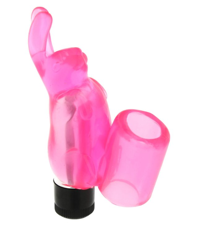 Silicone Rabbit Finger Sleeve Vibe